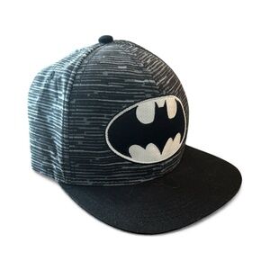 BATMAN SnapBack Baseball Cap | Small-Medium | Black White Grey